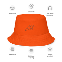 Image 17 of ‘CHANCE ELIJAH’ | ‘LEOPARD’ Orange Reversible Bucket Hat 