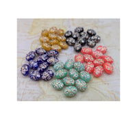 Image 1 of Handcrafted Kundan Meenakari Beads