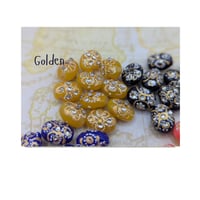 Image 2 of Handcrafted Kundan Meenakari Beads