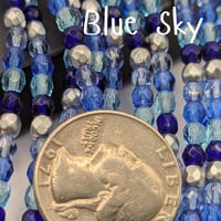 Image 2 of 4mm Czech Fire-Polished Mixes (44 Beads per Strand)