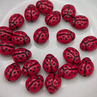 Image 1 of Czech Glass Lady Bugs
