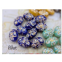 Image 6 of Handcrafted Kundan Meenakari Beads