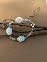 Image 1 of Czech Glass & Swarovski Crystal Bracelet – Sparkle with Sophistication