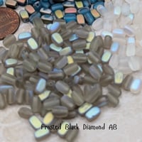 Image 8 of 6x4mm Czech Glass Rice Beads – Accent Spacer Beads -Jewelry Making Supplies