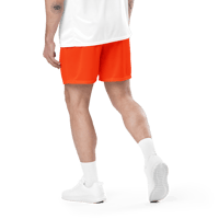 Image 7 of ‘CHANCE ELIJAH’ Orange Mesh Shorts
