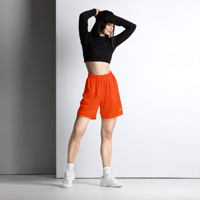Image 17 of ‘CHANCE ELIJAH’ Orange Mesh Shorts