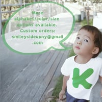 Image 1 of Alphabet T : K ( Custom Order Available ) 