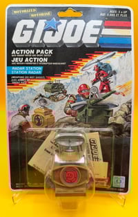Image 1 of 📡 G.I. Joe Action Pack Radar Station – 1986 Bilingual English/French Card – Sealed! 📡