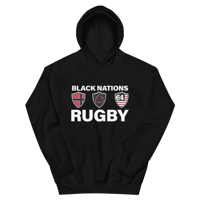 Image 2 of BLACK NATIONS RUGBY HOODIE