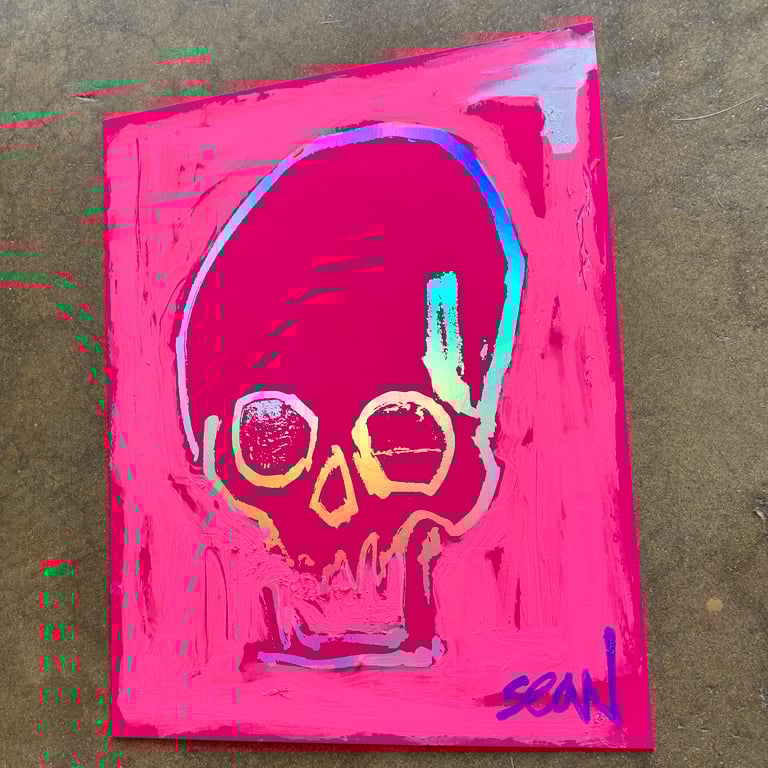 Skulbreaker 5 versions (originals) 8x10 FRAMED Image 3