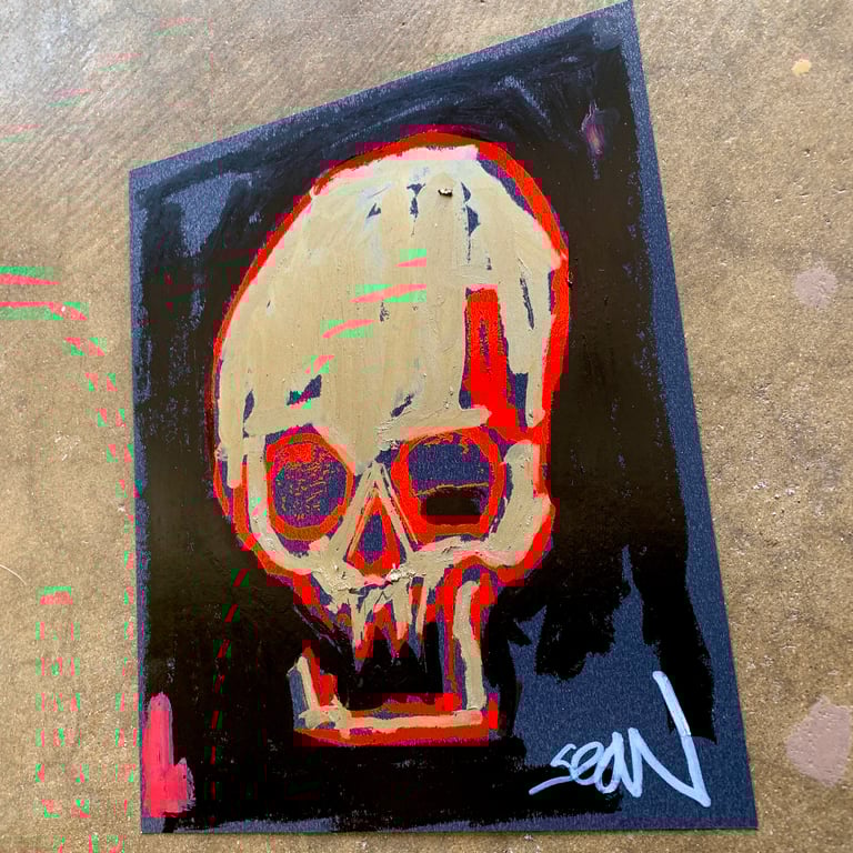 Skulbreaker 5 versions (originals) 8x10 FRAMED Image 5