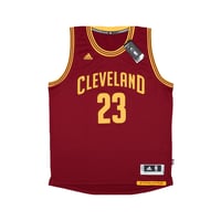 Image 1 of adidas Cleveland Cavaliers 2014-17 Lebron James Swingman Away Jersey