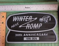 Limited Edition 30th anniversary Winter Romp plaque
