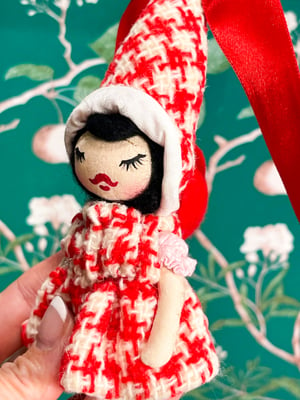 Image of ORNAMENT ELF ART DOLL #3 