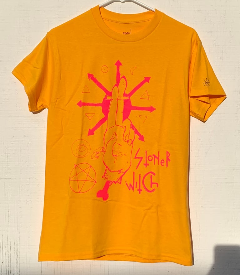 Stoner Witch - Hot Pink on Gold ONE OF A KIND size Small