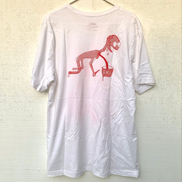 Stoner Witch / Helmo (front and back print) on White ONE OF A KIND size XL Image 2