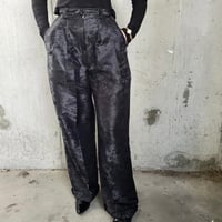 Image 1 of Rose Jacquard Satin Women's Trousers
