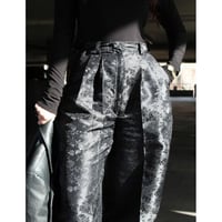 Image 2 of Rose Jacquard Satin Women's Trousers