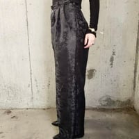 Image 3 of Rose Jacquard Satin Women's Trousers