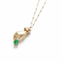 Image 1 of The Hand of Devotion-Emerald Necklace