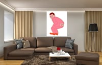 Image 3 of Joan Cornella - Bootyboop Pink, Giclee Print, Contemporary Art Poster, Humor, Funny Decor