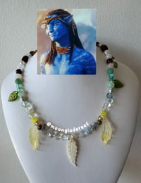 Image 1 of A Brothers Soul-Tie Beaded Choker - NETEYAM