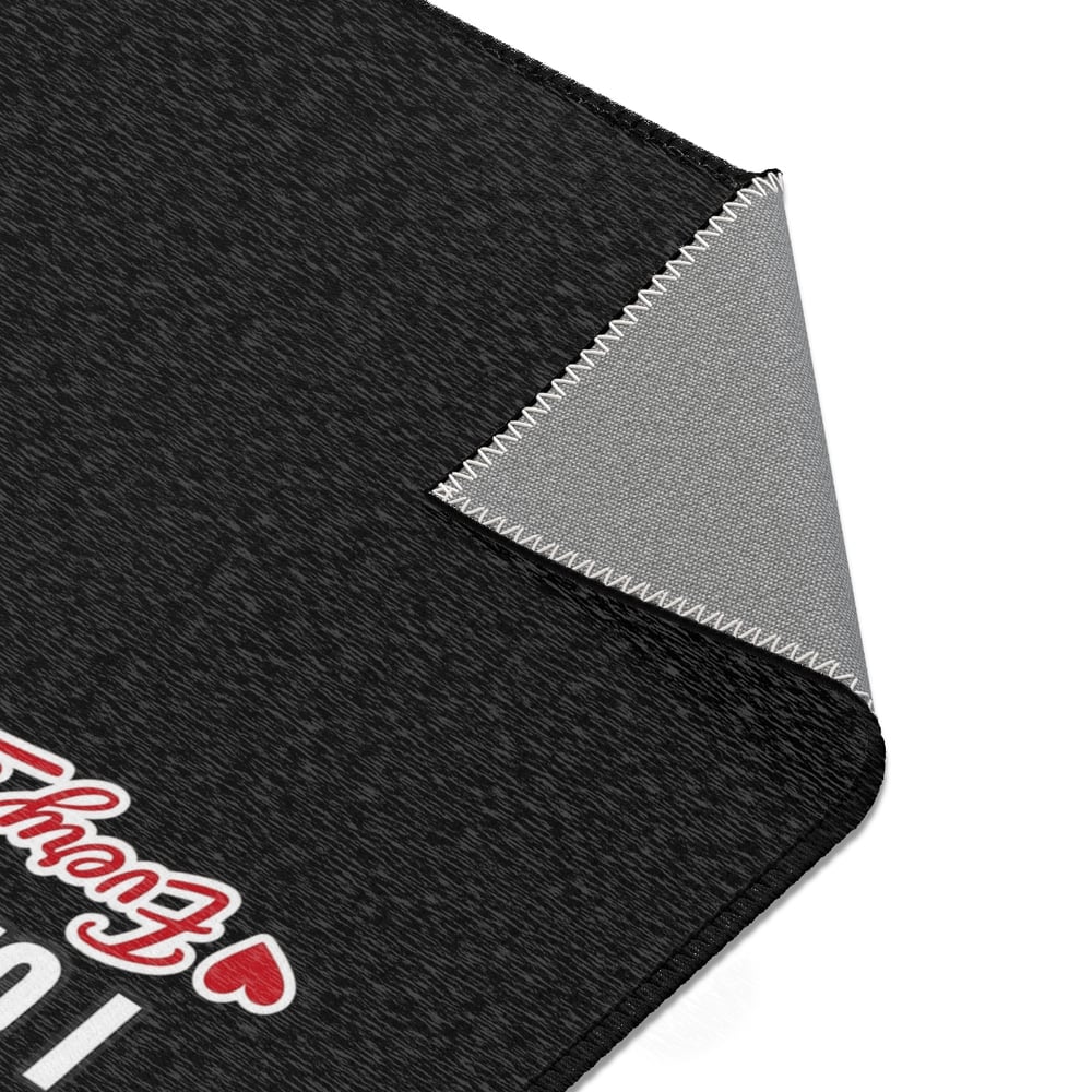 Image of I Choose You Every Single Day Area Rug — Romantic Love Quote Doormat