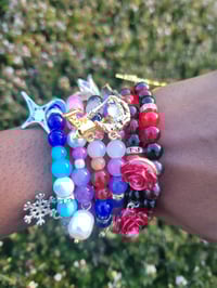 Image 1 of LOVE & DEEPSPACE Beaded Charm Bracelets | Sylus Xaiver Caleb Zayne Rafayel