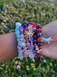 Image 2 of LOVE & DEEPSPACE Beaded Charm Bracelets | Sylus Xaiver Caleb Zayne Rafayel