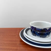 Image 2 of Arabia Finland Anemone Tea Cup Trio Set