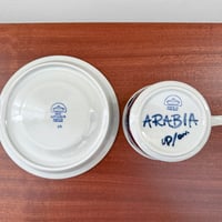 Image 5 of Arabia Finland Anemone Tea Cup Trio Set