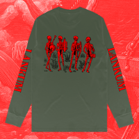 Image 1 of Ghost Town Dark Green Long Sleeve
