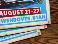 Image 5 of 1950 Bonneville Pierson Bros. Coupe XL Linocut Print  FREE SHIPPING