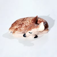 Image 2 of Sleeping Fawn Sculpture