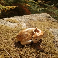 Image 4 of Sleeping Fawn Sculpture