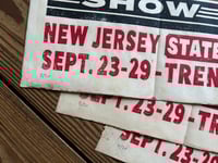 Image 4 of Red Devils Auto Daredevils Linocut Print FREE SHIPPING