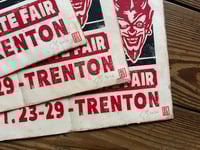 Image 5 of Red Devils Auto Daredevils Linocut Print FREE SHIPPING