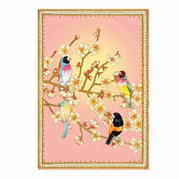 Image 5 of A4 - CHERRY BLOSSOM BIRDS