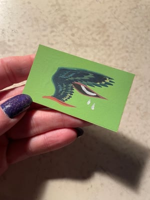 "No One Does It Like You" // Original Miniature Painting. ++FREE INTERNATIONAL SHIPPING++