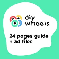 Image 1 of DIY Fingerboard wheel making KIT - guide + files (ring lock edition)