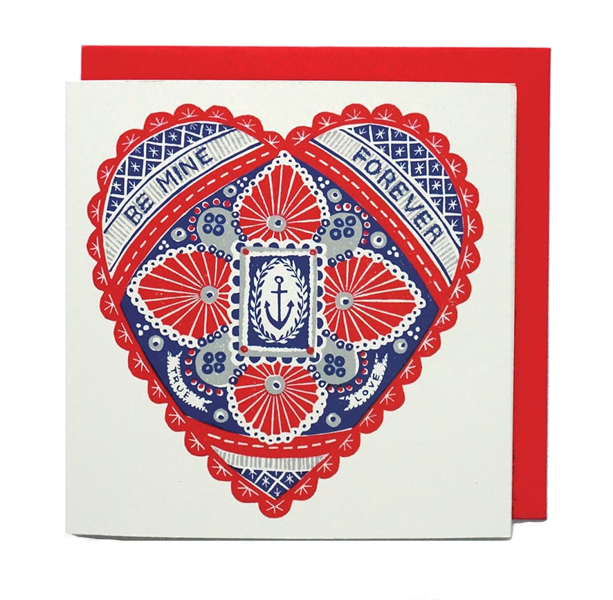 Image of Be Mine Forever - Greetings Card