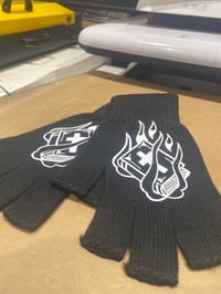 Image 1 of Burning book Fingerless Gloves 