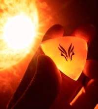 Image 1 of 4mm 'Sunshine Glowing' plectrums 