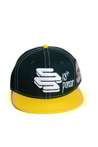 Image 1 of GREEN/ YELLOW SK8 FITTED
