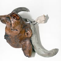 Image 2 of Buffalo & Egret Wall Sculpture