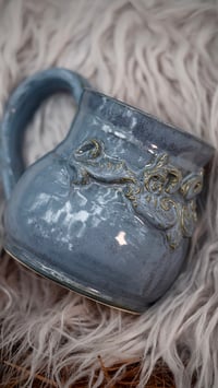 Image 1 of Blue Scroll Mug 13oz