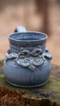 Image 4 of Blue Scroll Mug 13oz