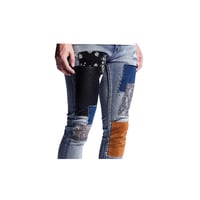 Image 2 of Embellish Scavenger Patchwork Jeans
