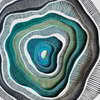 Image 2 of Layered Papercut - Shades of Blue