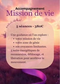 Image 2 of Accompagnement Mission de vie